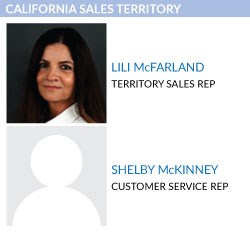 CALIFORNIA SALES TERRITORY