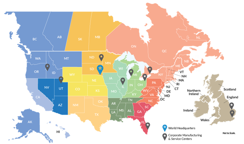 SALES TERRITORY MAP
