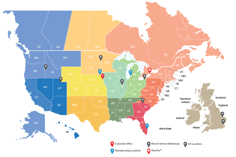 Sales Team Map