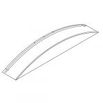 Galvanized Top Mount Cap - Low Rise - 89"