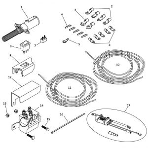 Cab Wiring Kit - 40-Amp - Wireless - 40'