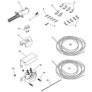 Electric Parks Kit w/Rocker Switch - 40-Amp Module-0