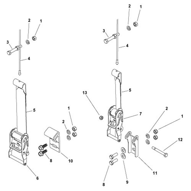 Ratchet/Cable Assemblies