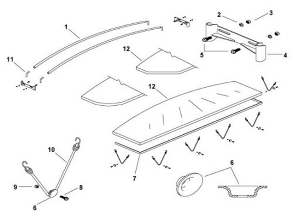 Fabric Front Hardware