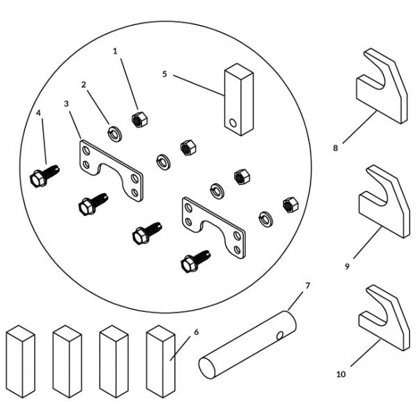 Hopper Parts Kit - Cornhusker