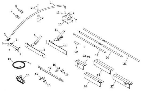 Rollaway Ridgepole Hardware-0