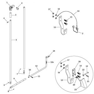 Shur-Flex™ Crank Ext. Hardware Kit - 80"-0