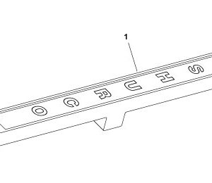 Molded Roll Tube Deflector Kit - Gray - Qty 2