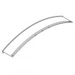 Galvanized Face Mount Cap - Low Rise - 101"