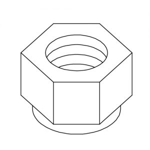 Nylon Lock Hex Nut - 5/16"