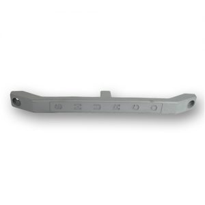 Molded Roll Tube Deflector - Gray 17-1/4"