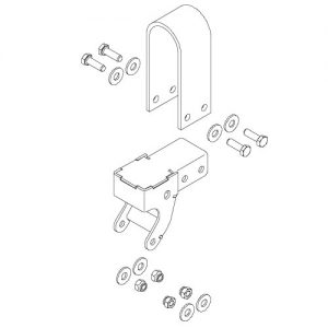 Easy-Off Belt-Flex 6" Offset Tarp Stop Upright