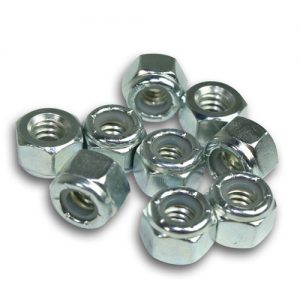 Nylon Lock Hex Nut - 1/4"