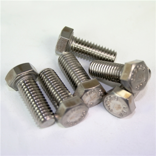 Stainless Hex Head Cap Screw - 3/8" x 1"