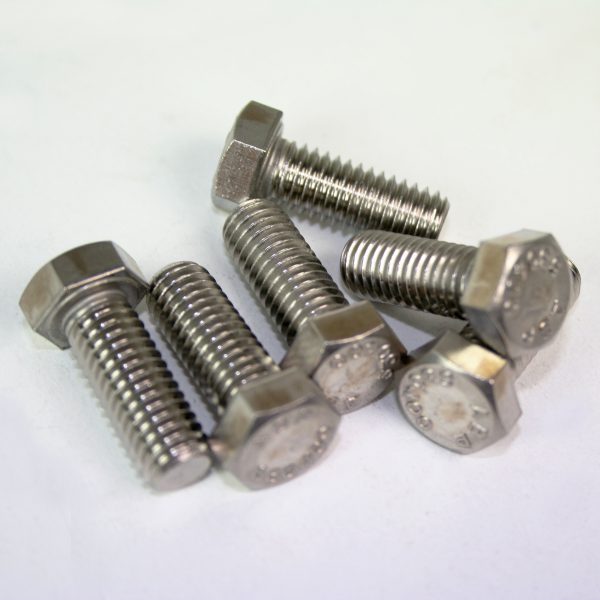 Stainless Hex Head Cap Screw - 3/8" x 1"