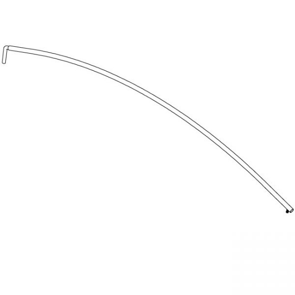 Adjustable Galvanized Bow - 8" Rise - 84" to 92"-0