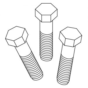 Hex Head Cap Screw - 3/8" x 1-1/2"
