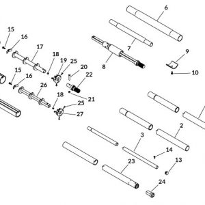 Manual Crank Kit - 3" Aluminum Roll Tube for Shur-Lok®-0