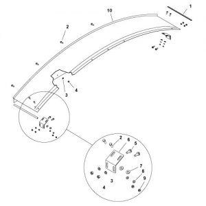 Cap Mounting Hardware w/Edge Trim