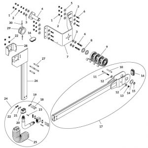 Exposed Spline/Bearing Hardware Kit-0