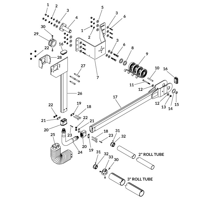 Heavy-Duty Front Arm Returns