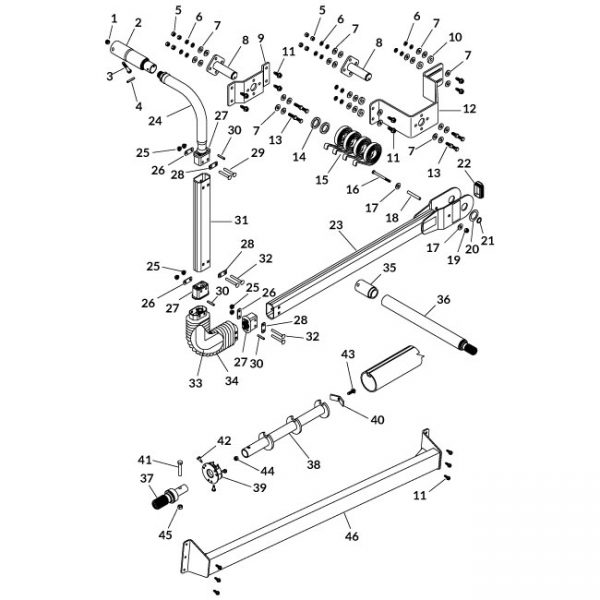 Beam Bracket - Live-Bottom Trailers-0